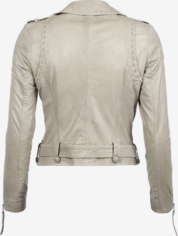 Maze Lederjacke 'Darfield' in Grau