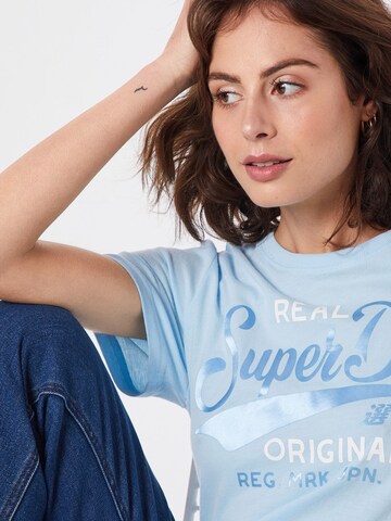 T-shirt Superdry en bleu