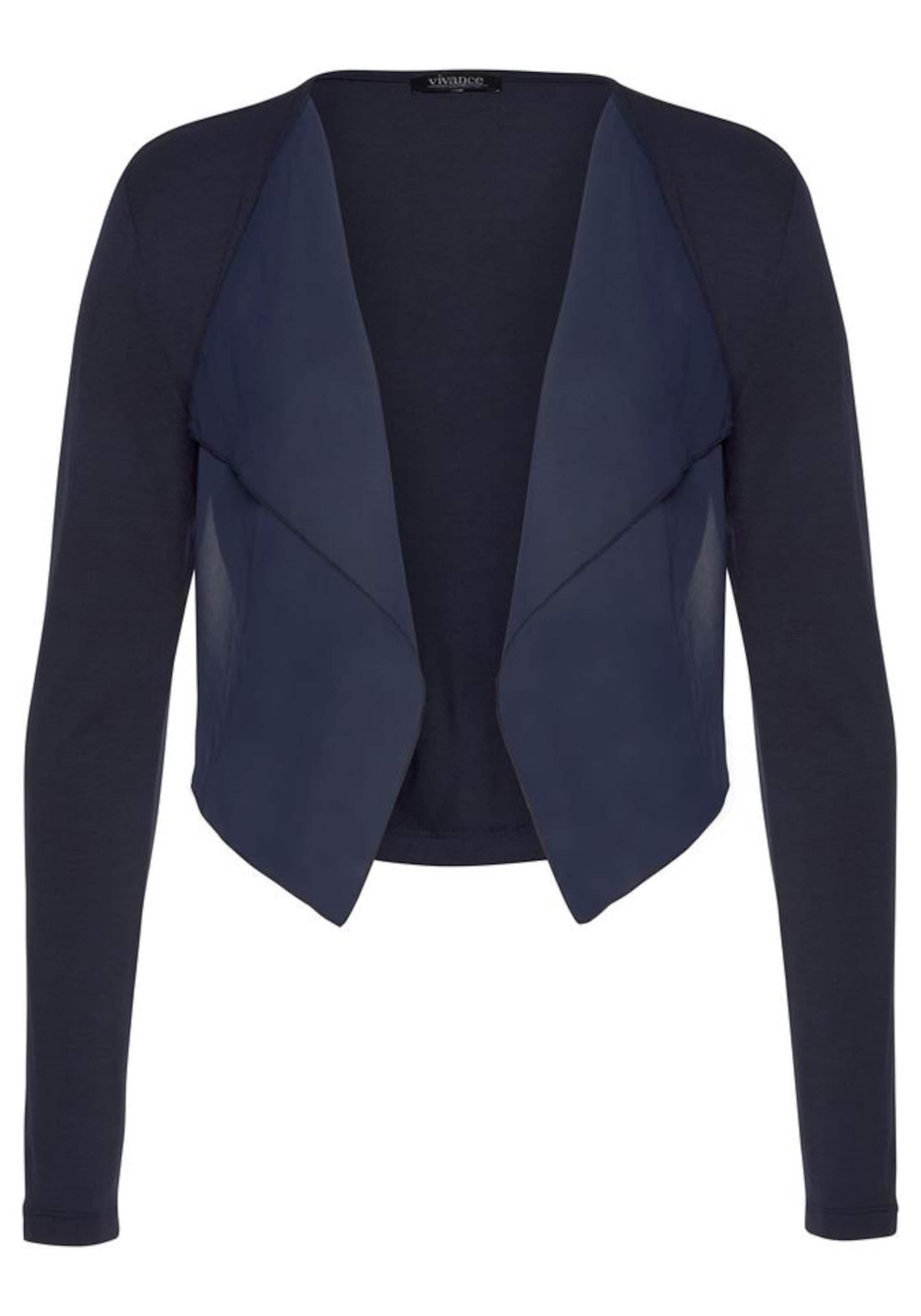 VIVANCE Bolero in Blau: Vorderseite