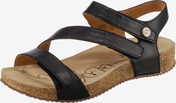 JOSEF SEIBEL Sandals 'Tonga' in Black: front