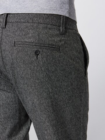 Only & Sons Slimfit Bandplooibroek in Grijs