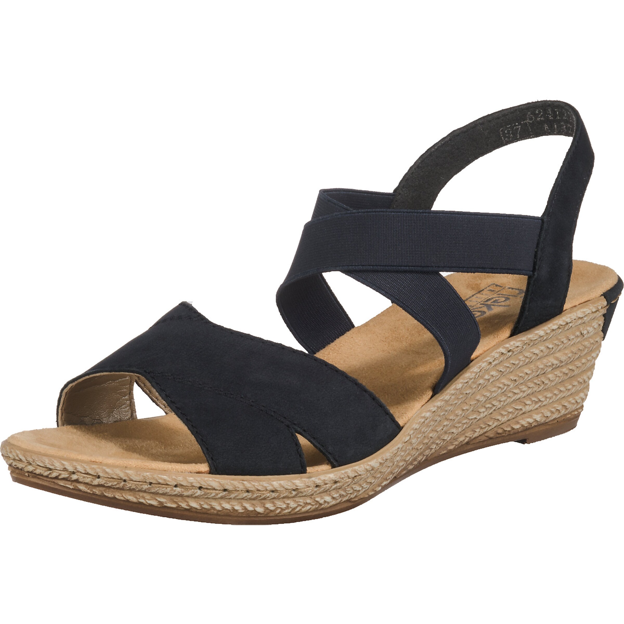RIEKER - Sandalen met riem in de kleur Kobaltblauw