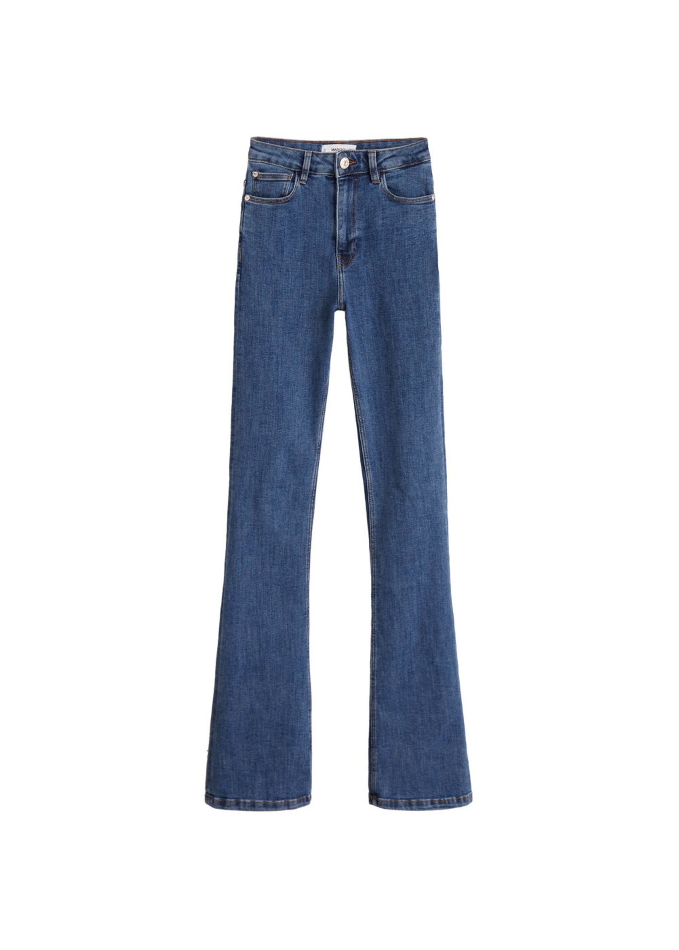 MANGO Flared Jeans 'Flare' in Blau: Vorderseite