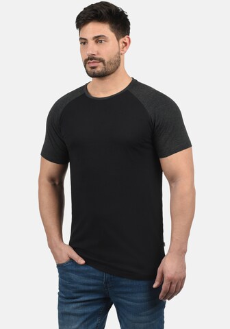 !Solid Shirt 'Bastian' in Schwarz: Vorderseite