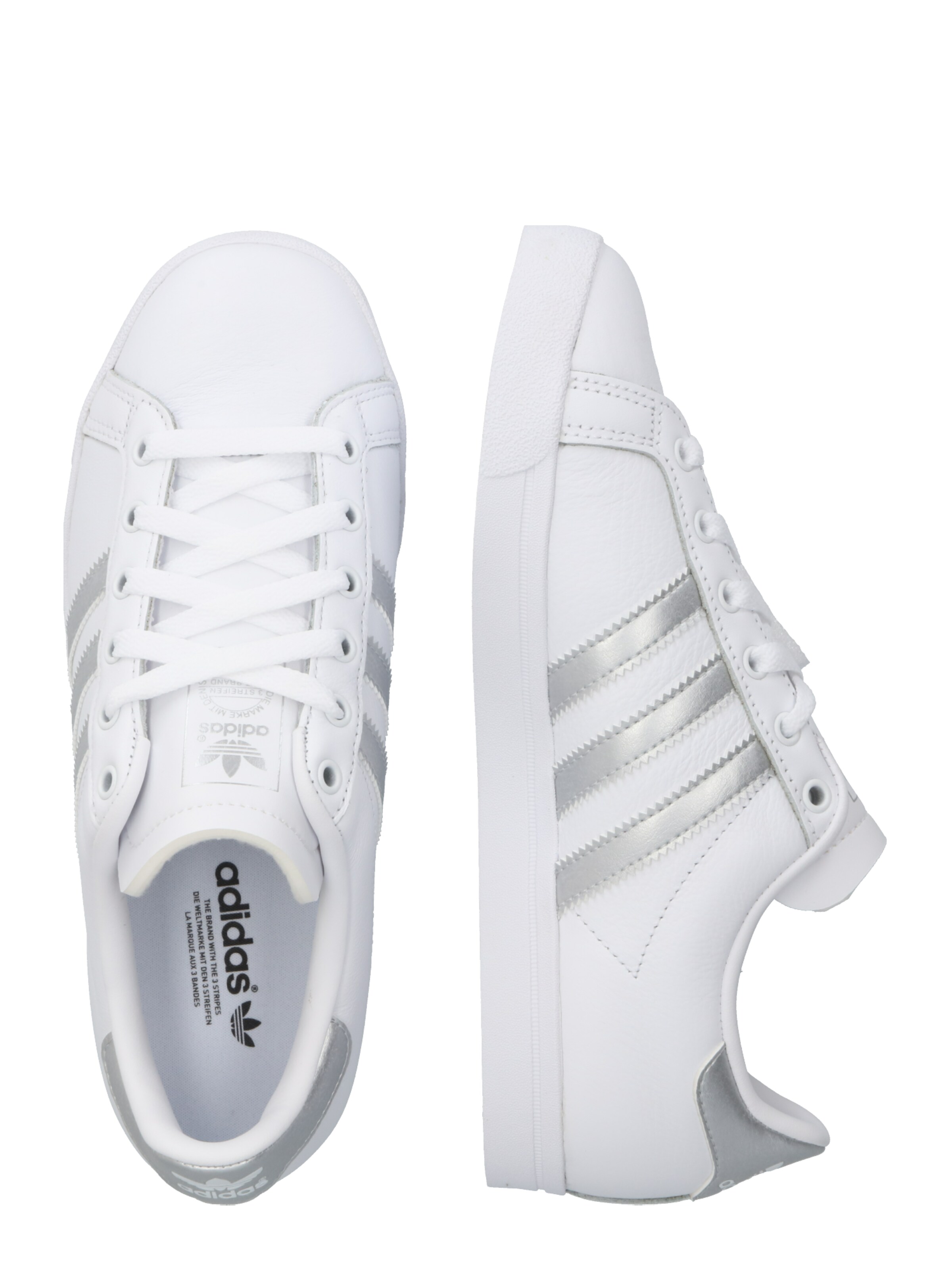 adidas sneaker weiss silber