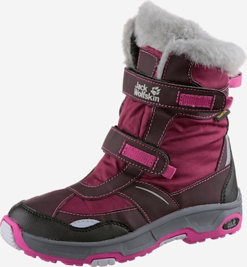 JACK WOLFSKIN Boots 'Snow Flake' in Pink: predná strana