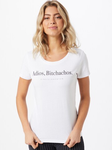 T-shirt 'Bitchachos' EINSTEIN & NEWTON en blanc : devant