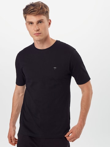 Regular fit Tricou de la FYNCH-HATTON pe negru: față