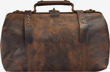 Greenland Nature Suitcase in Brown: front