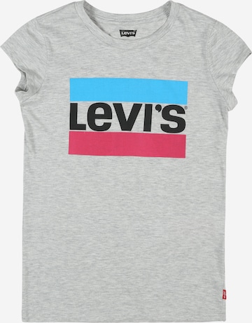 Levi's Kids Shirt in Grijs: voorkant