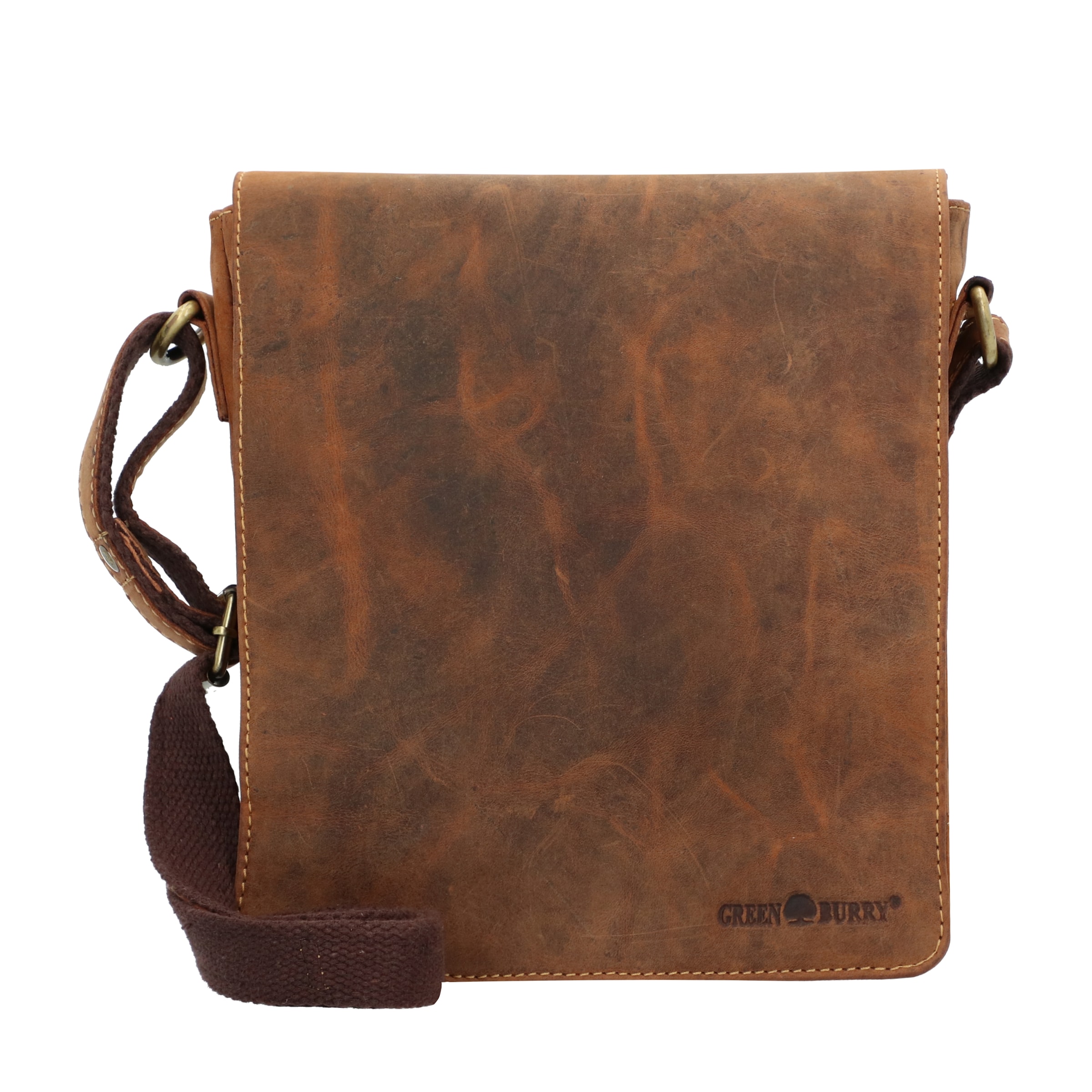 GREENBURRY Umhängetasche in Braun: Vorderseite