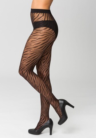 PETITE FLEUR GOLD Tights in Black