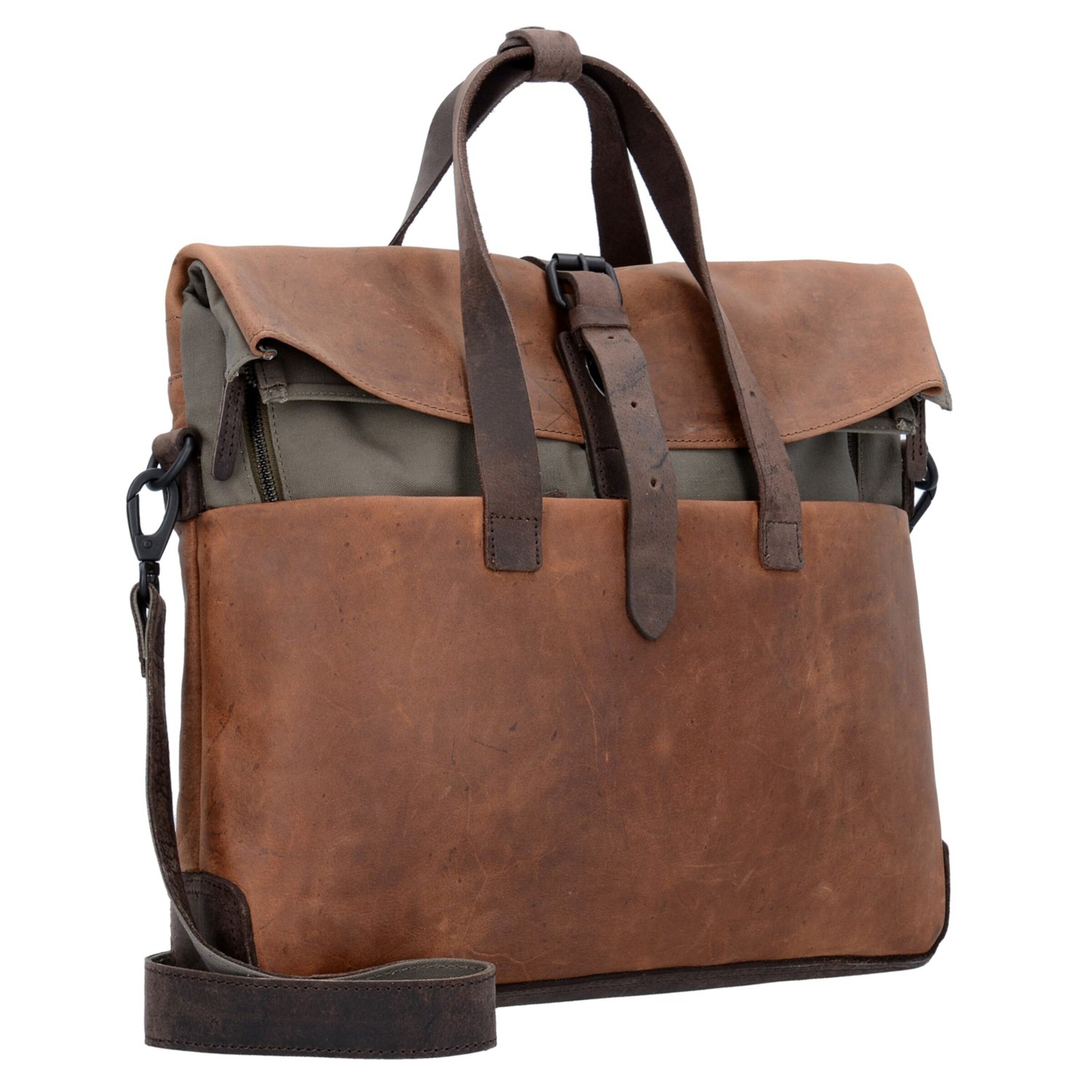 Harold's Aktentasche 'Twister' in Braun