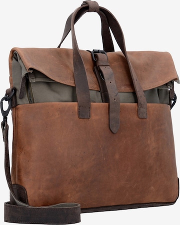 Harold's Document Bag 'Twister' in Brown