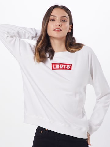 LEVI'S ® Sweatshirt 'Relaxed Graphic Crewneck Sweatshirt' in Weiß: predná strana