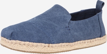 TOMS Espadrilles 'DECONSTRUCTED ALPARGATA ROPE' in Blauw: voorkant