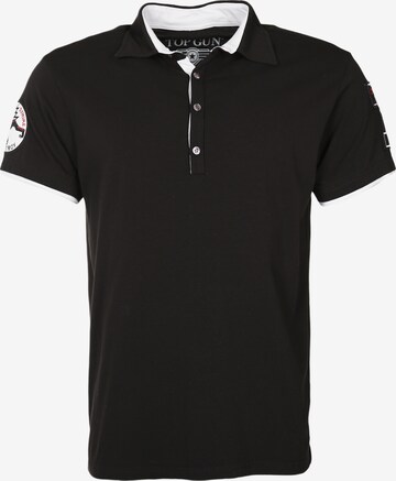 TOP GUN Polo 'Heaven' in Schwarz: predná strana