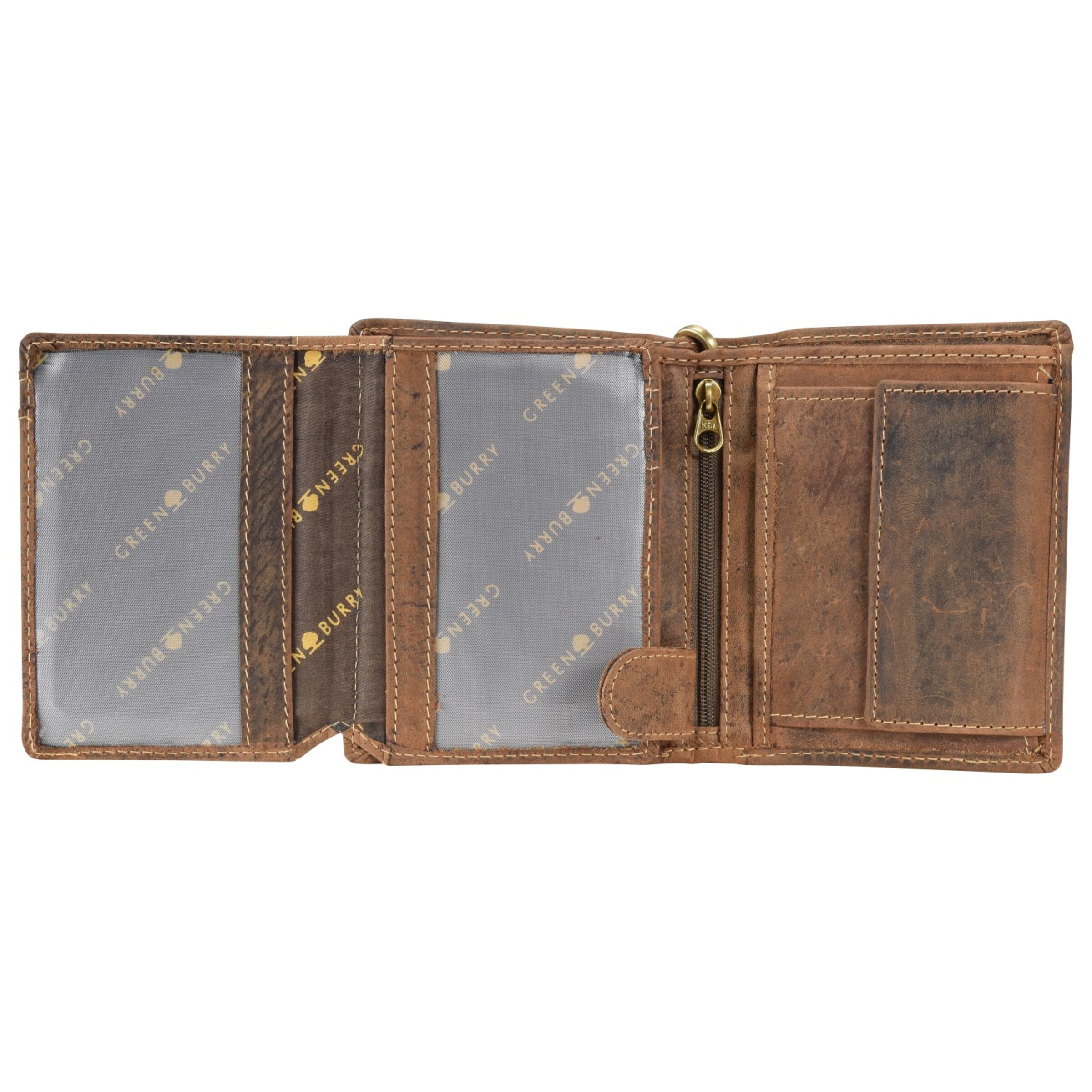 Porte-monnaies 'Vintage Bike' GREENBURRY en marron