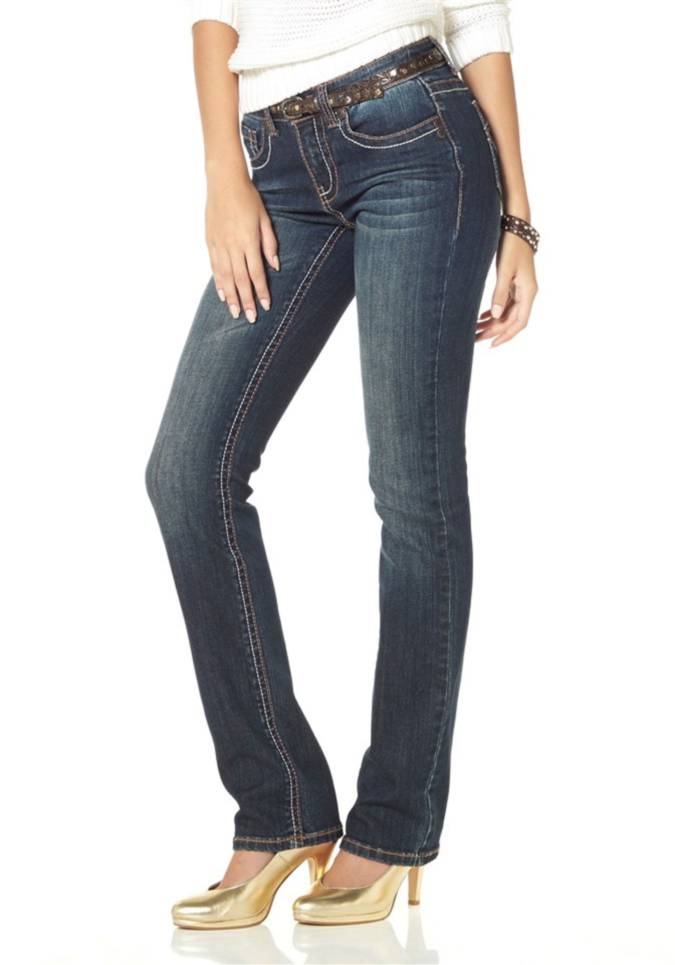 ARIZONA Regular Jeans in Blue: front