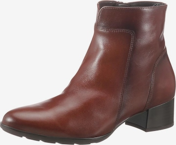 GABOR Booties in Brown: front