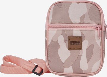 Urban Classics Чанта за през рамо тип преметка в розово: отпред