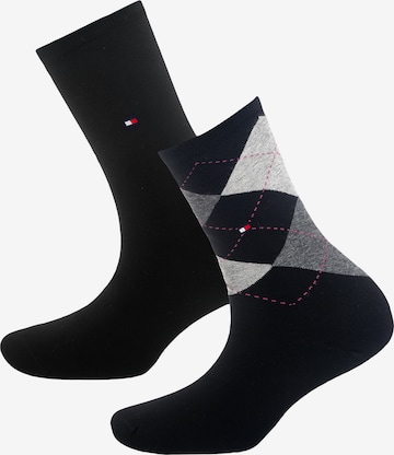 Chaussettes Tommy Hilfiger Underwear en noir : devant