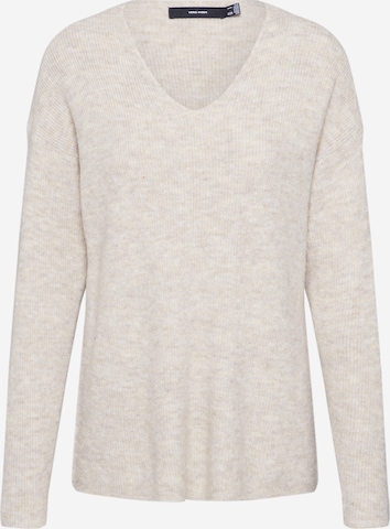 VERO MODA Sweater 'Lefile' in Grey: front