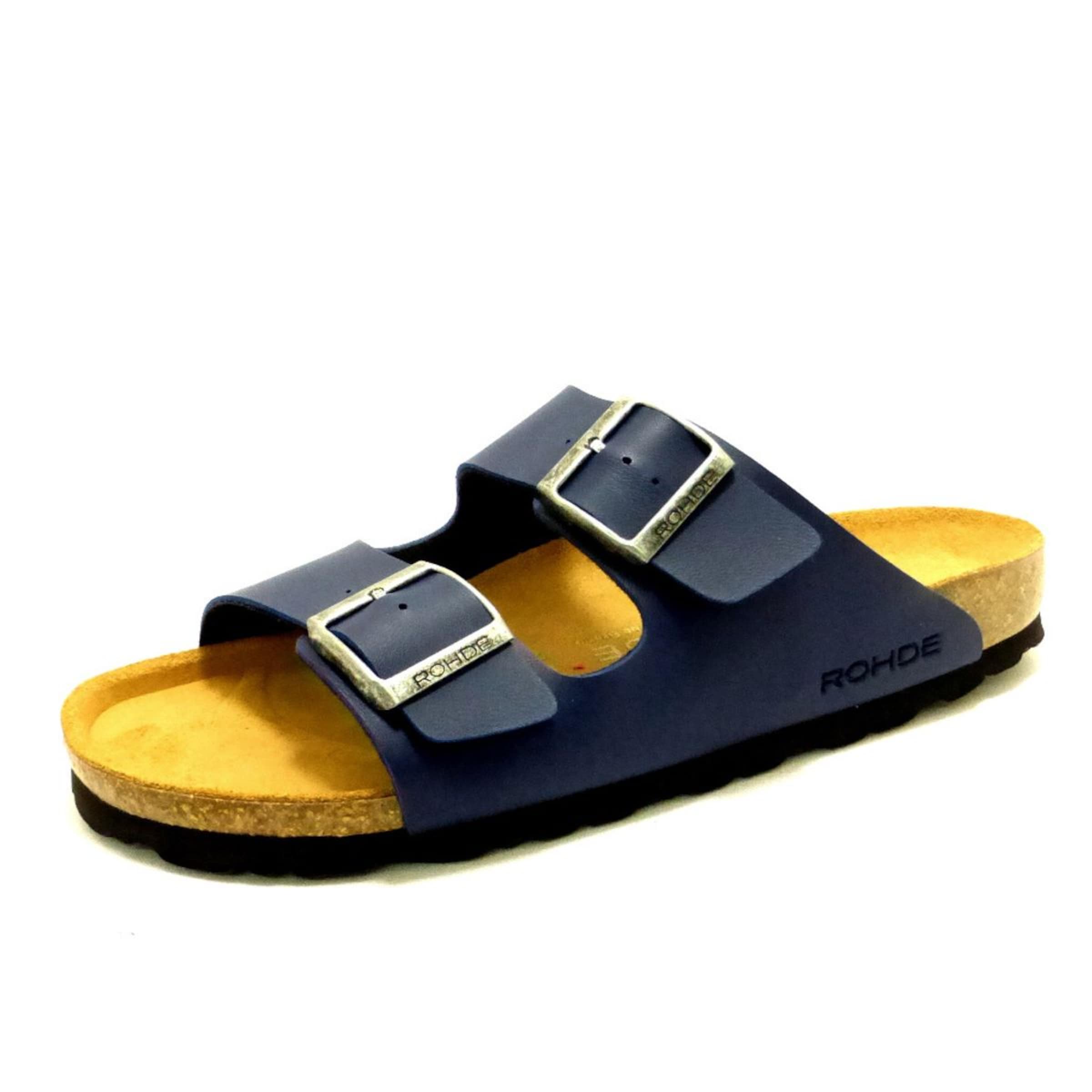 ROHDE Mules in Blue: front