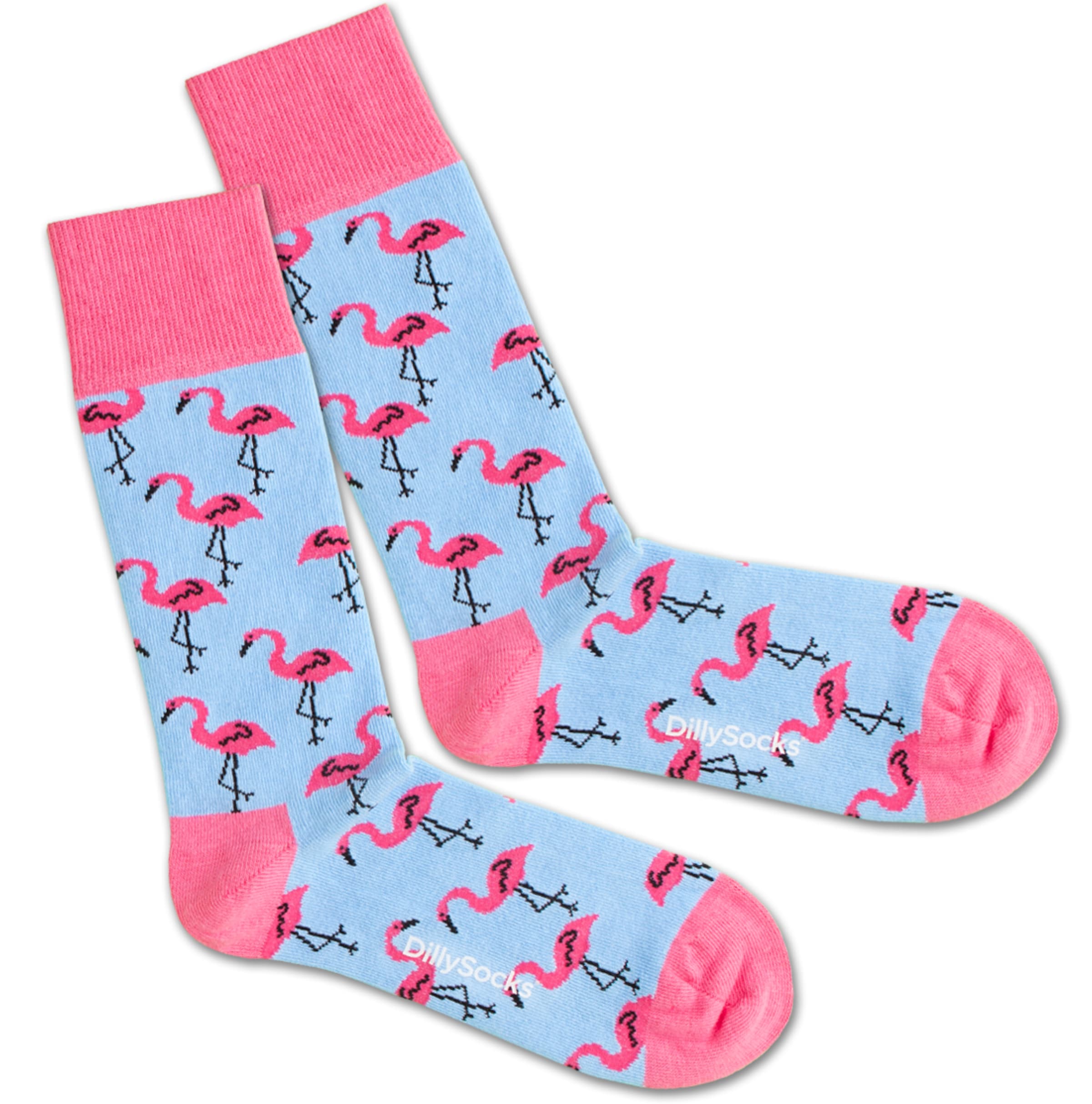 DillySocks - Unisex - Wäsche & Bademode 'Flamingo Sky' in blau
