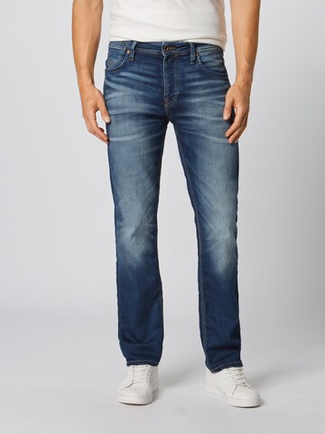 JACK & JONES Slimfit Jeans 'Tim Leon' in Blau