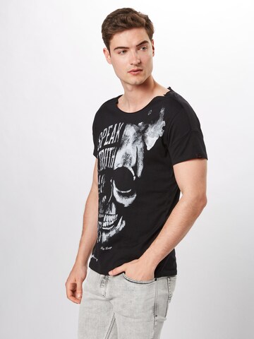 Key Largo - Camiseta 'SPEAKER' en negro