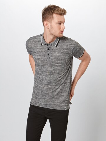 INDICODE JEANS Poloshirt 'Conley' in Grau