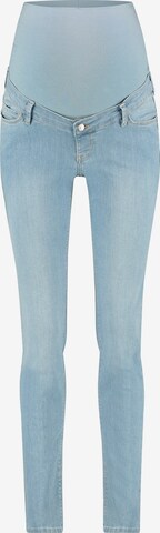 Esprit Maternity Slimfit Jeans in Blauw: voorkant