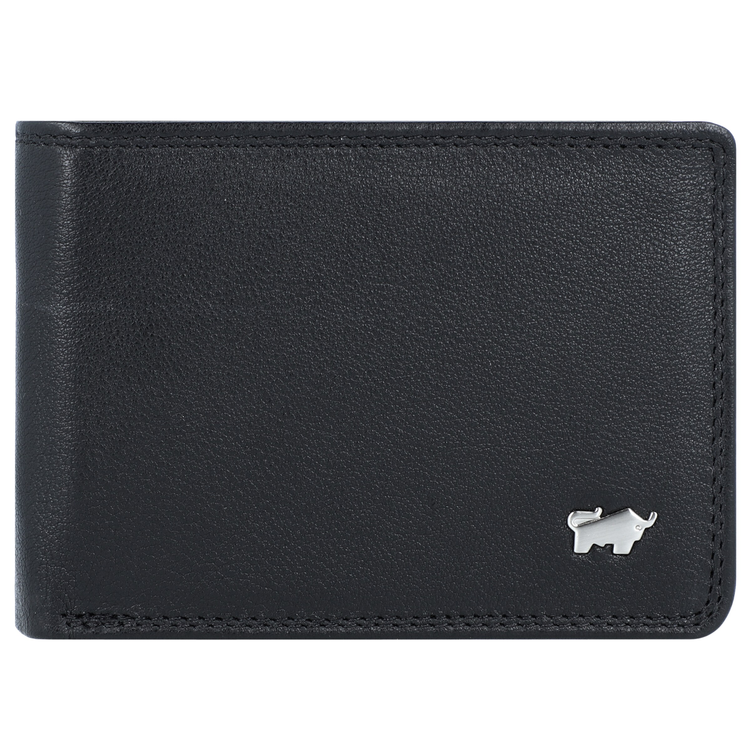 Portamonete 'Golf 2.0' di Braun Büffel in nero: frontale