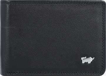 Braun Büffel Wallet 'Golf 2.0' in Black: front