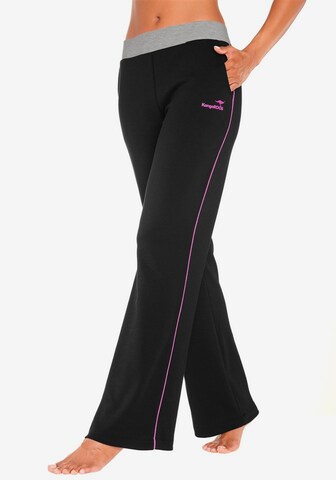 Regular Pantalon de pyjama KangaROOS en noir