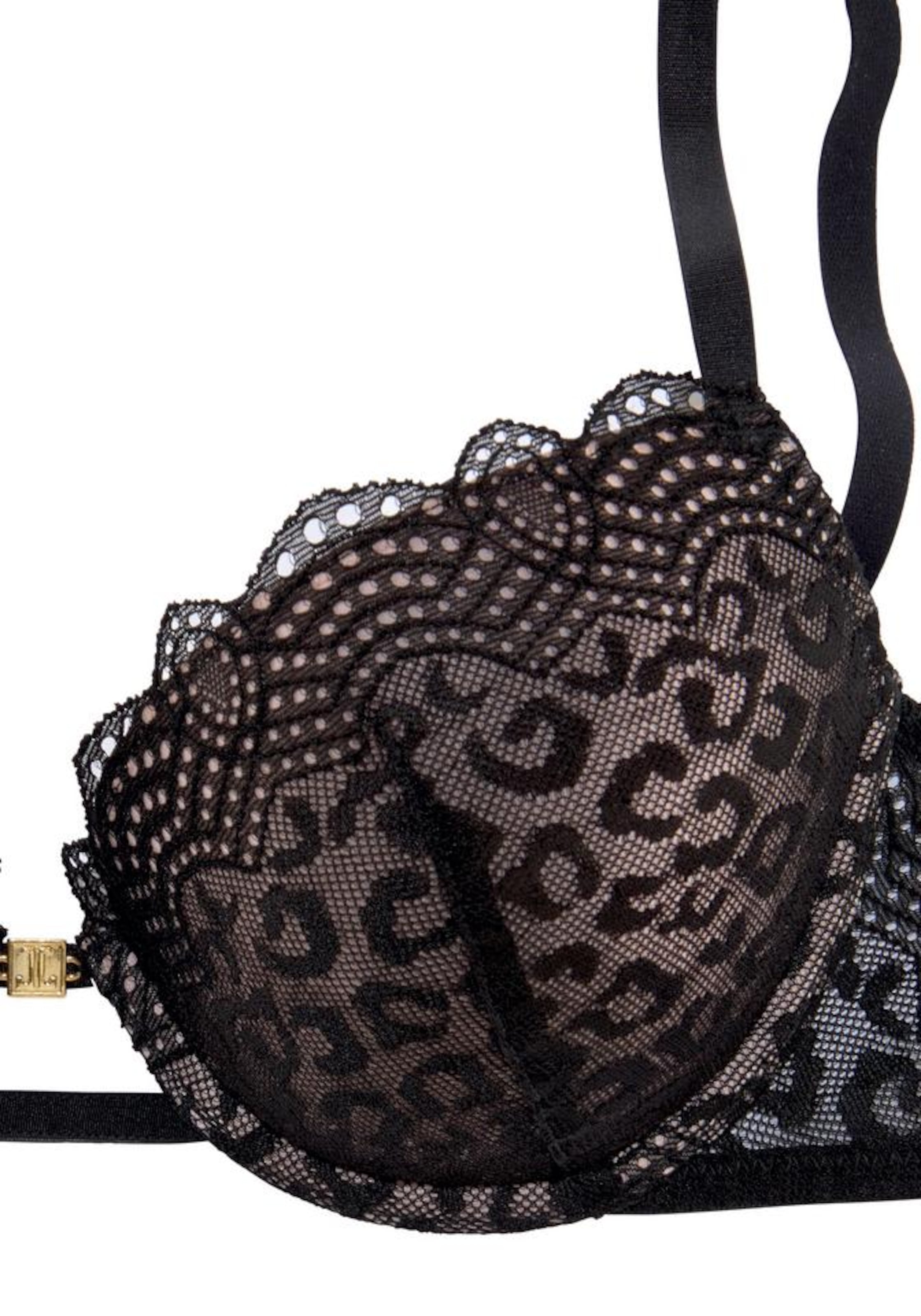 LASCANA Push-up Nedrček | črna barva