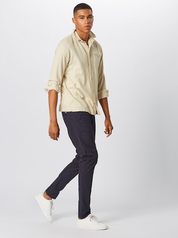 BLEND Slim fit Chino trousers 'Natan' in Blue