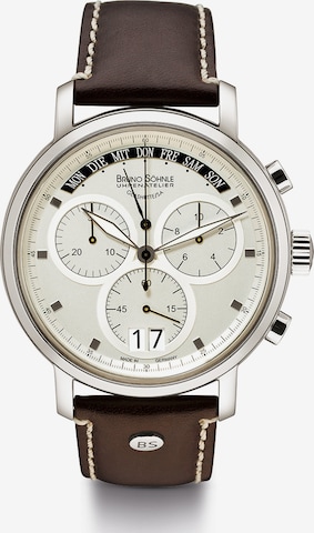 Bruno Söhnle Analog Watch '17-13143-241' in Brown: front