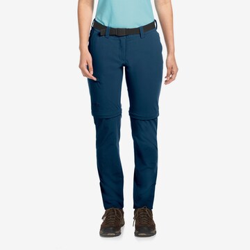Maier Sports Regular Outdoor Pants 'Inara' in Blue: front