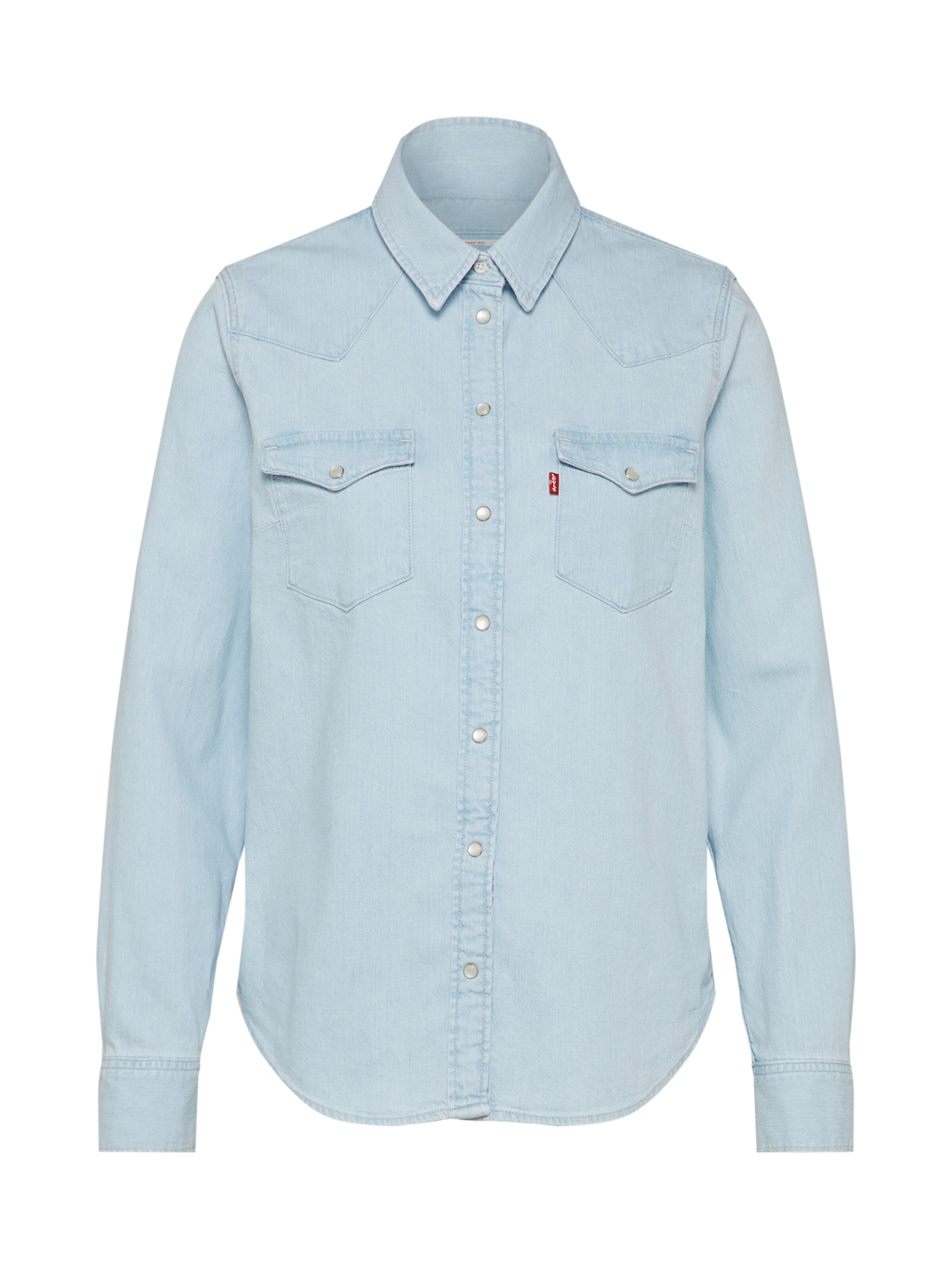 LEVI'S - Blouse 'ULTIMATE WESTERN' in de kleur Lichtblauw