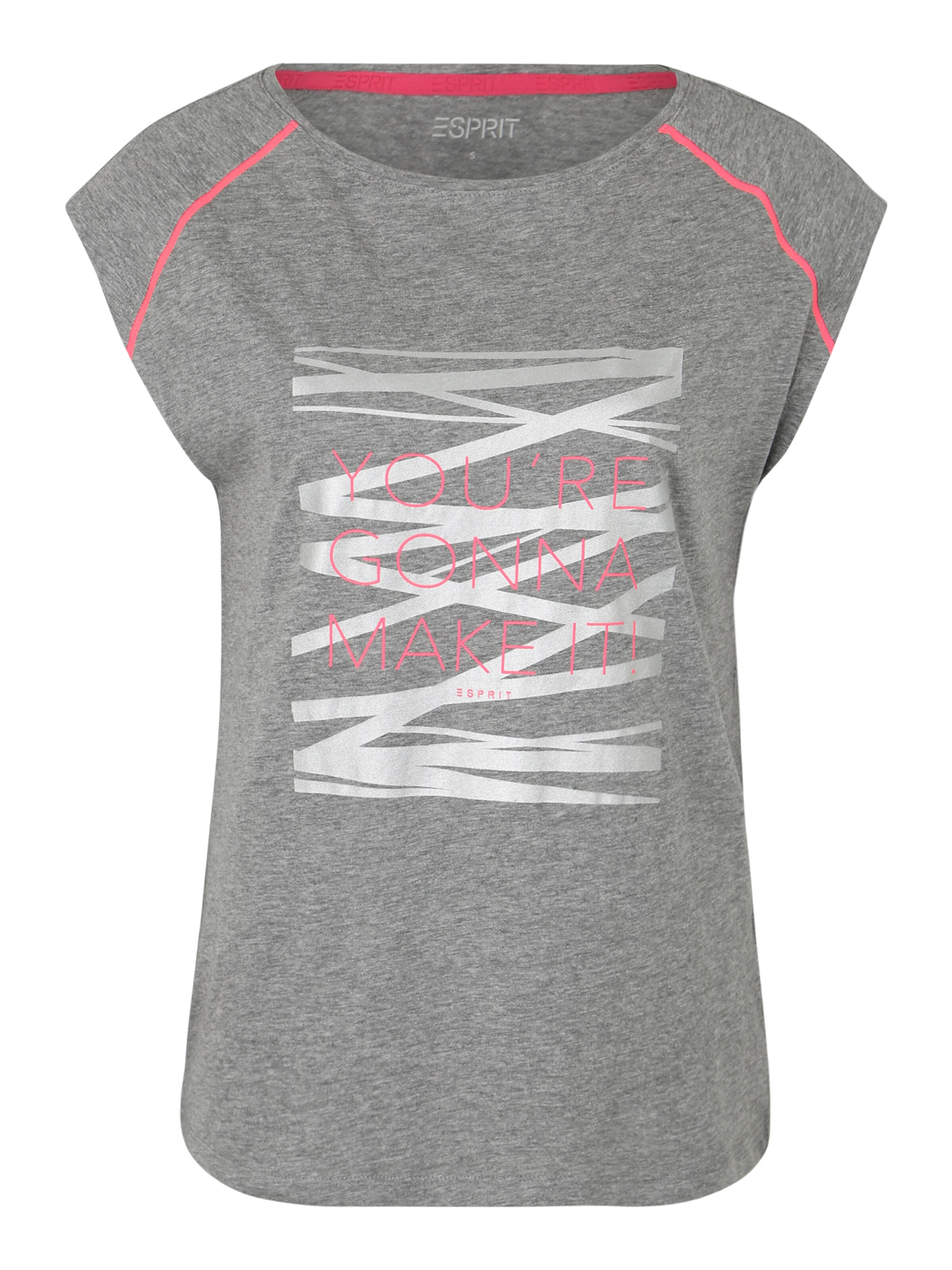 ESPRIT SPORTS - Sport-Shirt in hellgrau