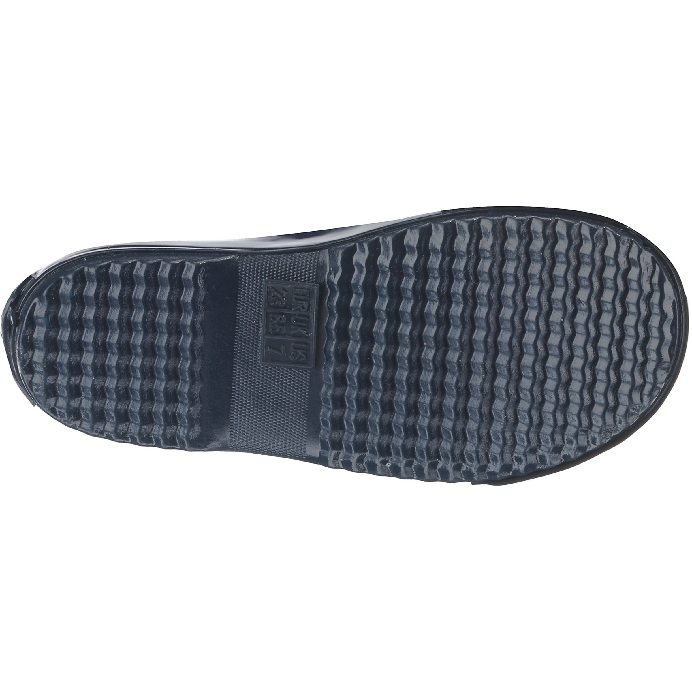 PLAYSHOES Rubber boot 'Baustelle' in Blue