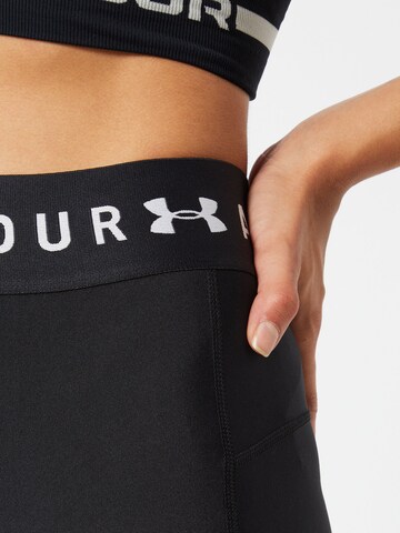 UNDER ARMOUR Skinny Sportovní kalhoty – černá