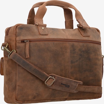 Greenland Nature Document Bag in Brown