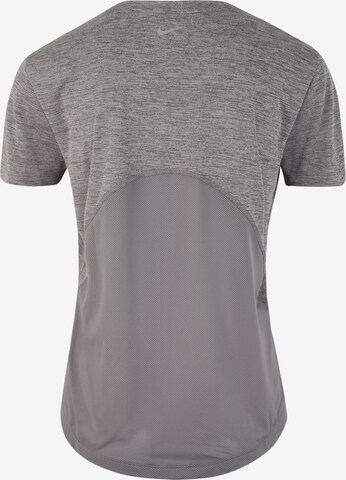 NIKE Sportshirt 'Miler' in Grau: zadná strana