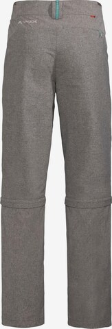 VAUDE Regular Outdoor Pants 'Skomer II' in Grey