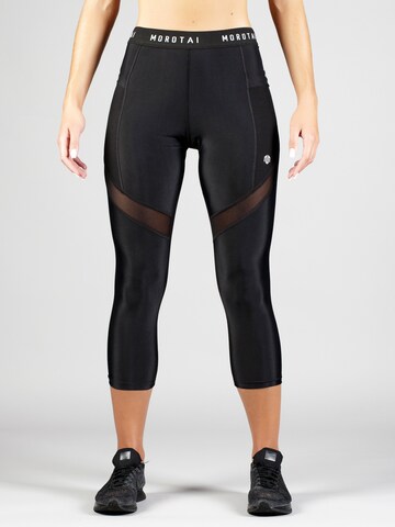 Regular Pantalon de sport MOROTAI en noir : devant