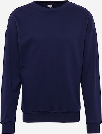 Urban Classics Sweatshirt in Blue: front