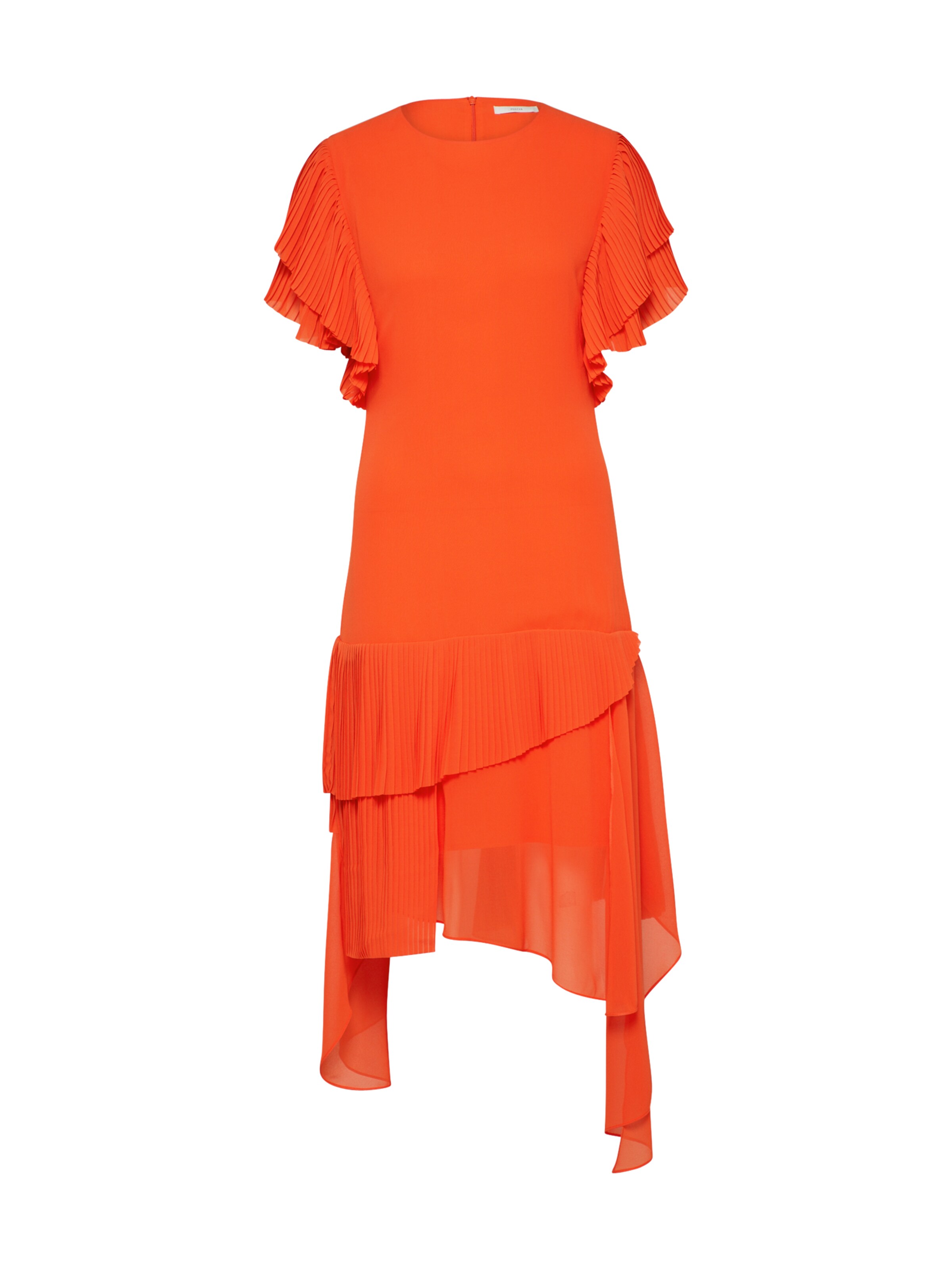 POSTYR - Cocktailjurk in de kleur Donkeroranje